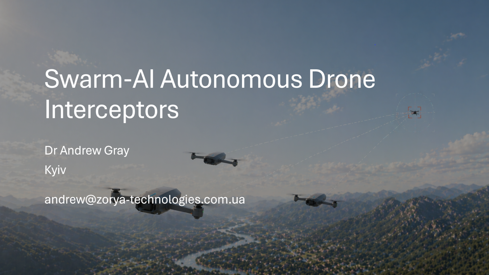 Swarm-AI Autonomous Drone Interceptors